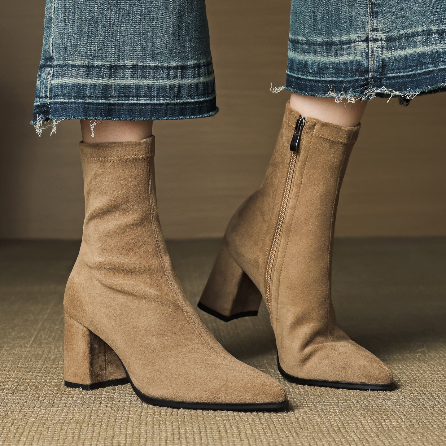 Alora | Genuine Suede Boots