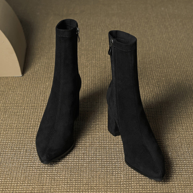 Alora | Genuine Suede Boots