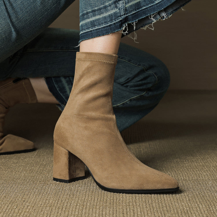 Alora | Genuine Suede Boots