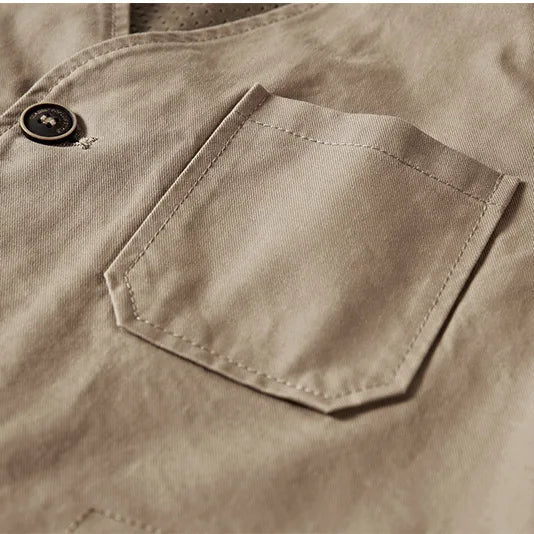 Ridley | Multi-Pocket Cotton Vest