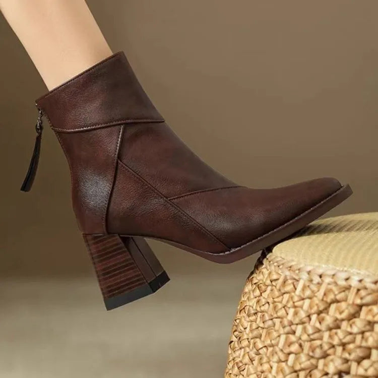 Nikki | Block Heel Bootie