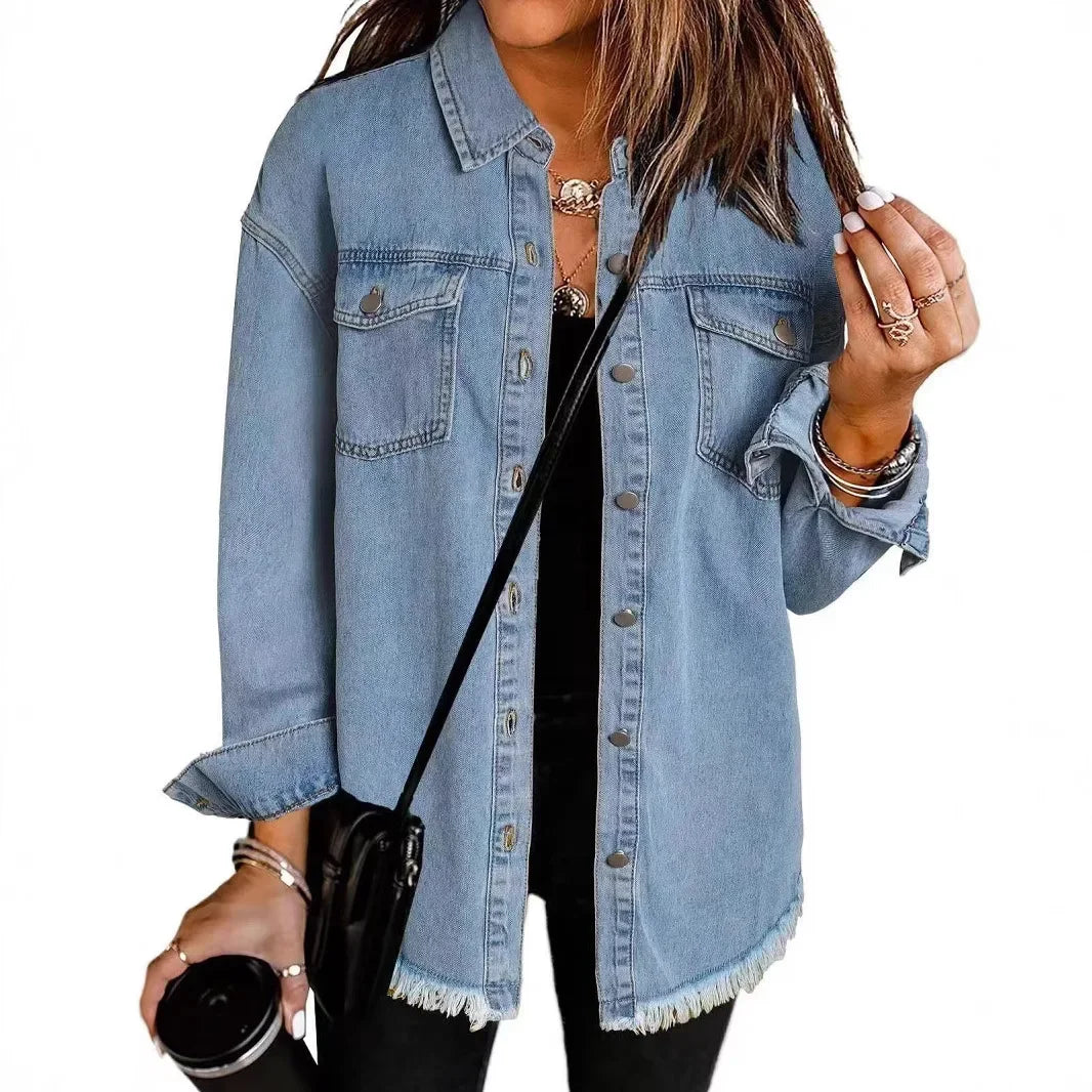 Khea | Denim Shirt Jacket
