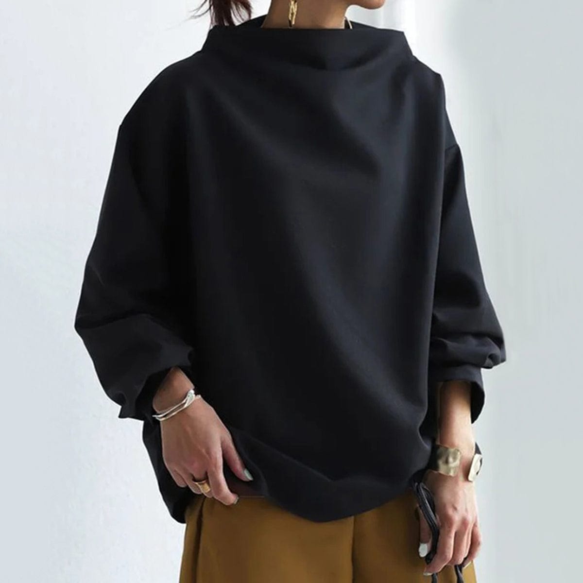 Kara | High-Neck Casual Top