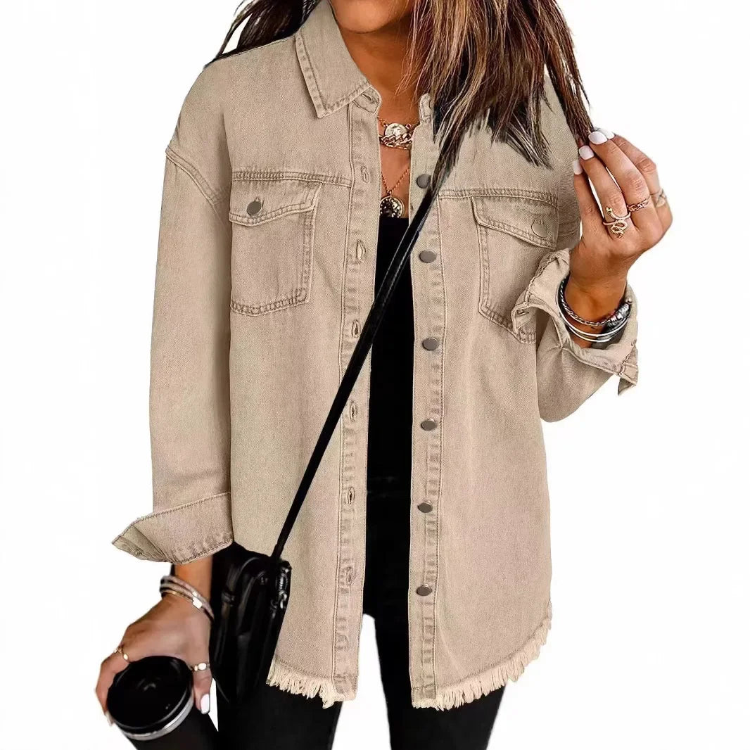 Khea | Denim Shirt Jacket