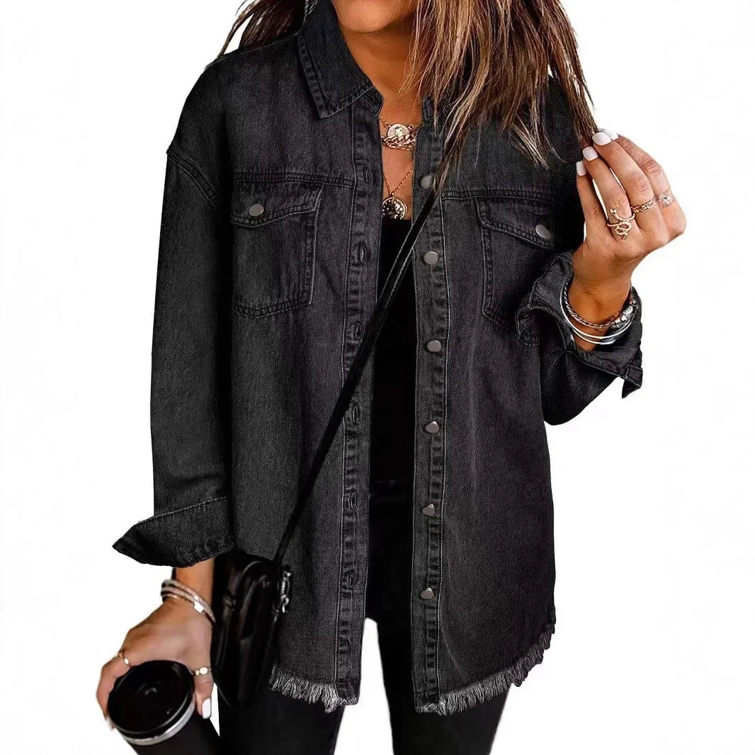 Khea | Denim Shirt Jacket