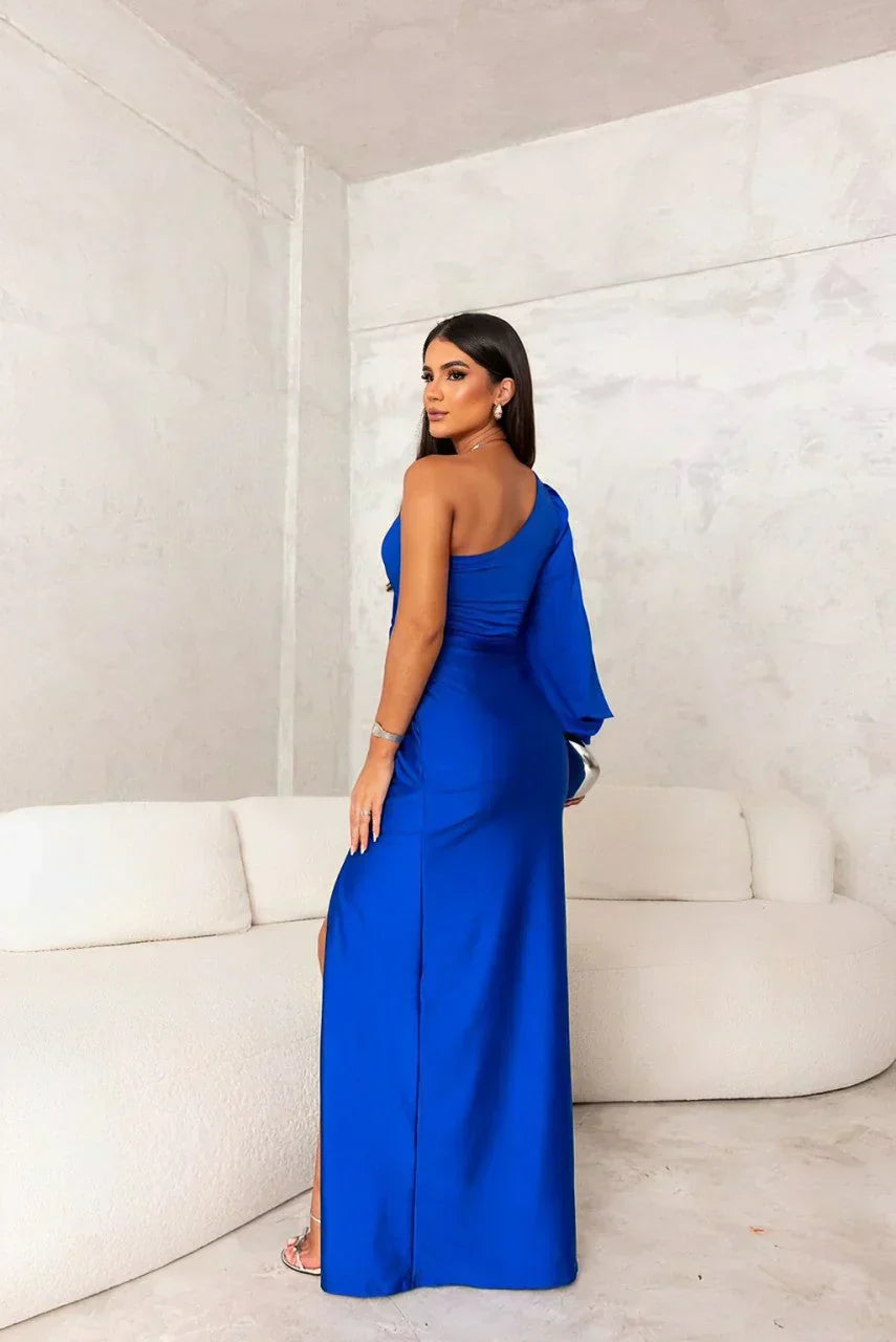 Alina | Elegant One-Shoulder Maxi Dress