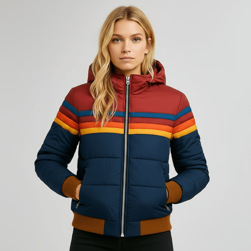 Setra | The Retro Rainbow Puffer Jacket